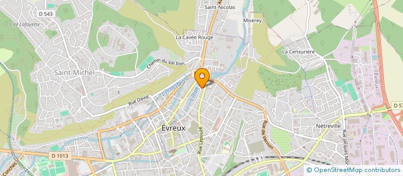 localisation de l'entreprise MONSIEUR HERVE LALIERE à EVREUX