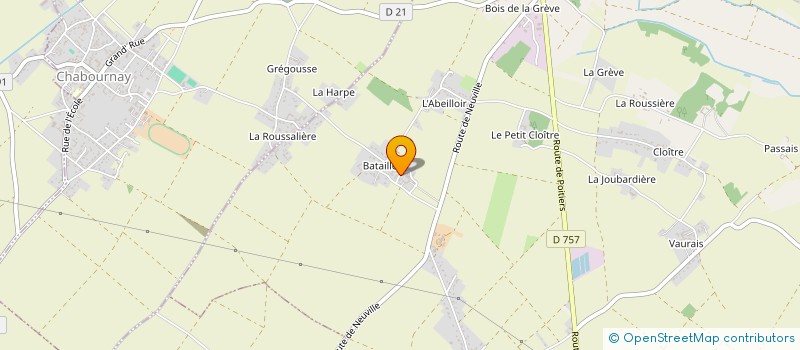 localisation de l'entreprise MONSIEUR HERVE LAMARCHE  SAINT-MARTIN-LA-PALLU