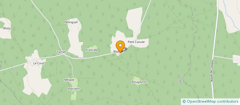 localisation de l'entreprise MONSIEUR HERVE LAMARIGUE  MEZOS