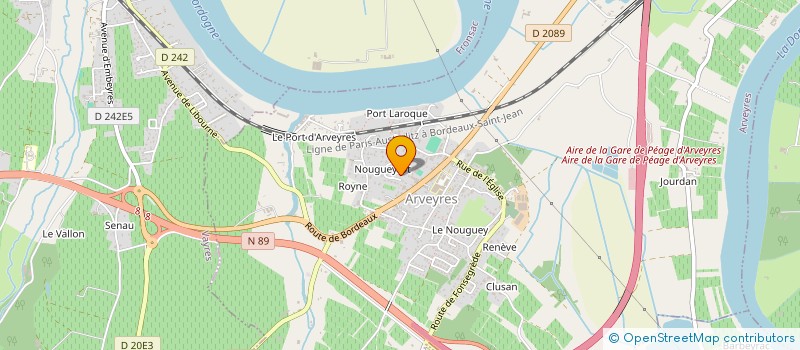 localisation de l'entreprise MONSIEUR HERVE LAMARRE  ARVEYRES