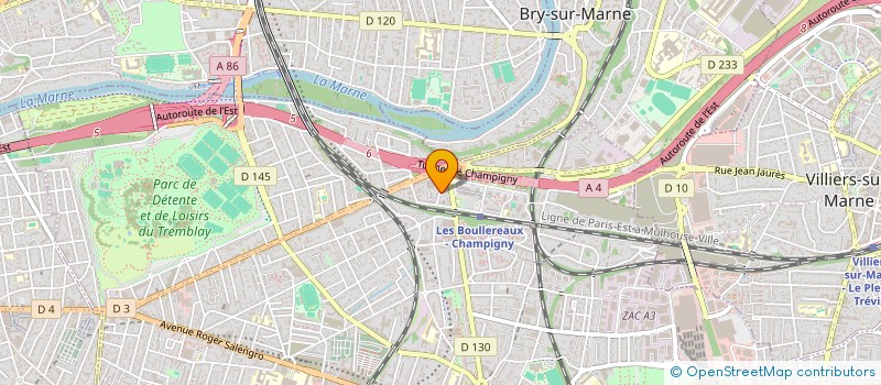 localisation de l'entreprise MONSIEUR HERVE LAMBINET à CHAMPIGNY-SUR-MARNE