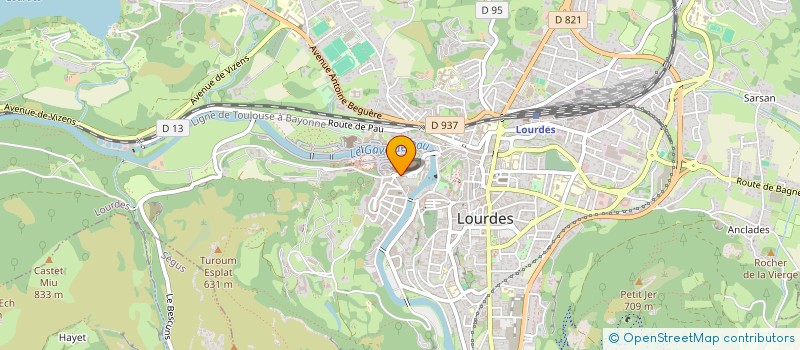 localisation de l'entreprise MONSIEUR HERVE LANOT  LOURDES