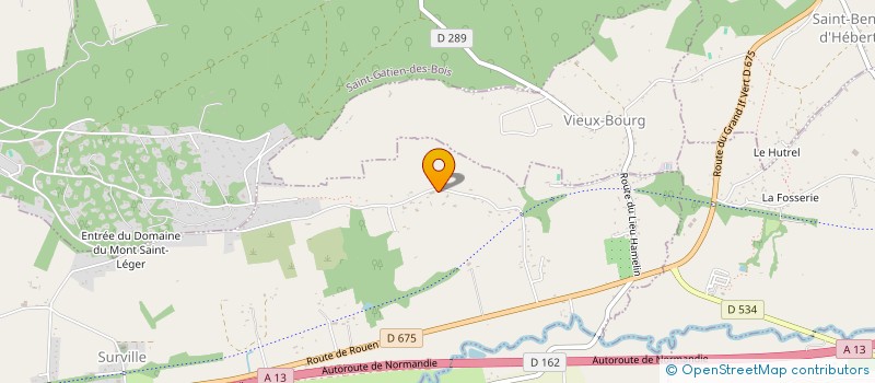 localisation de l'entreprise MONSIEUR HERVE LAPIERRE  SURVILLE