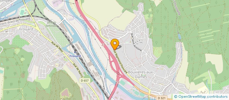 localisation de l'entreprise MONSIEUR HERVE LAPORTE  BOUXIERES-AUX-DAMES