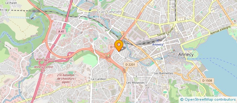 localisation de l'entreprise MONSIEUR HERVE LARDILLEUX à ANNECY