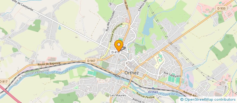 localisation de l'entreprise MONSIEUR HERVE LATAPIE  ORTHEZ