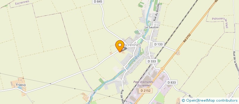 localisation de l'entreprise MONSIEUR HERVE LAUEAU à ESCRENNES