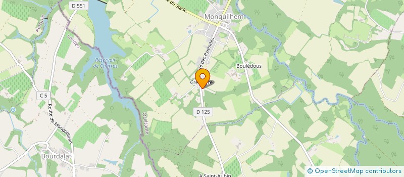 localisation de l'entreprise MONSIEUR HERVE LAUILHE  MONGUILHEM