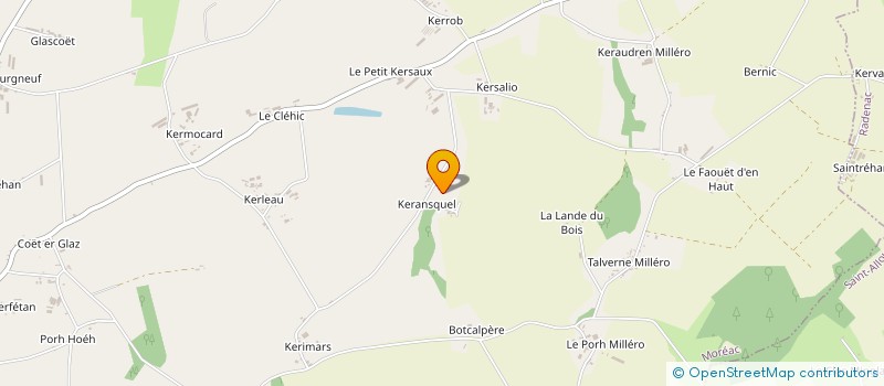 localisation de l'entreprise MONSIEUR HERVE LAURENT  MOREAC