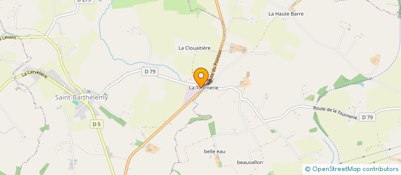 localisation de l'entreprise MONSIEUR HERVE LAVILLE  SAINT-CLEMENT-RANCOUDRAY