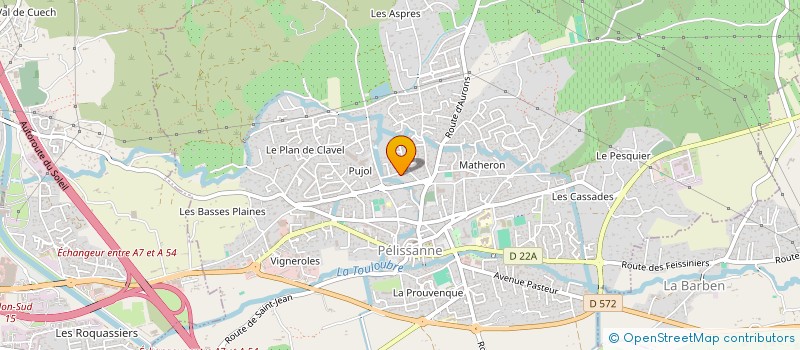 localisation de l'entreprise MONSIEUR HERVE LAVORINI  PELISSANNE