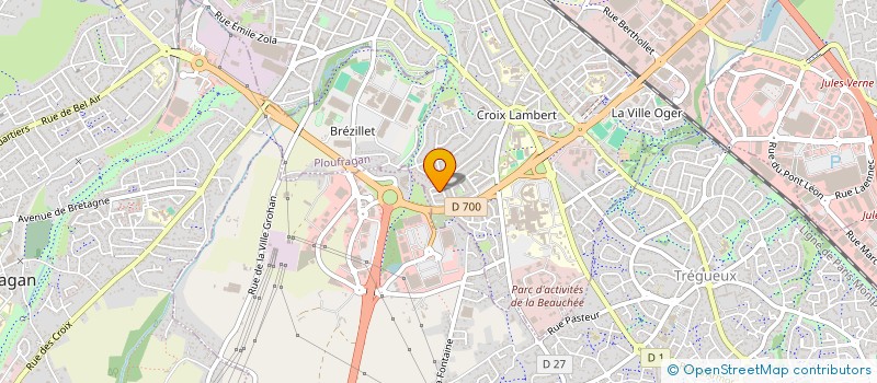 localisation de l'entreprise MONSIEUR HERVE LE BEVILLON  SAINT-BRIEUC