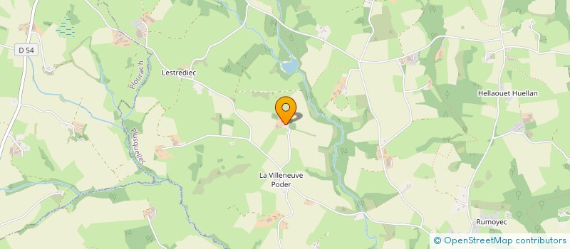 localisation de l'entreprise MONSIEUR HERVE LE BOULCH  PLUSQUELLEC