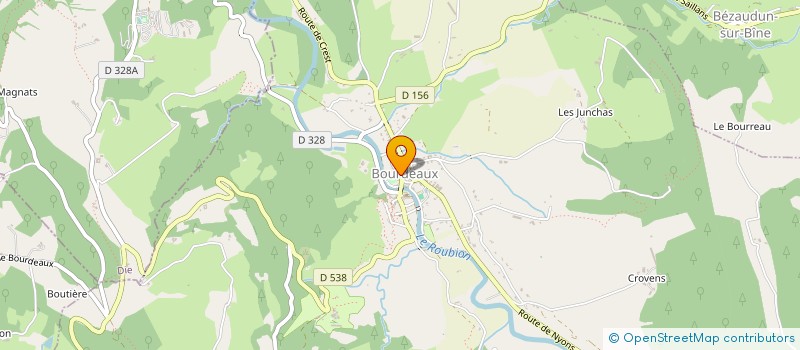 localisation de l'entreprise MONSIEUR HERVE LE BRAS  BOURDEAUX