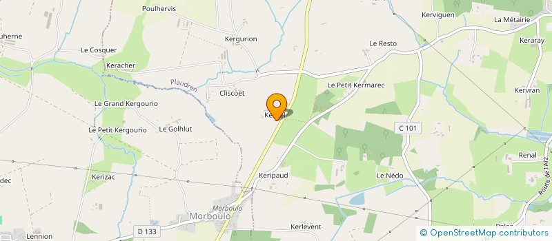 localisation de l'entreprise MONSIEUR HERVE LE BRETON à PLAUDREN
