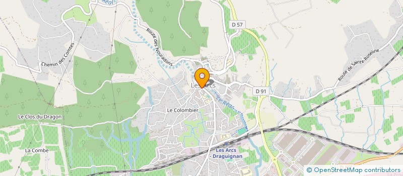 localisation de l'entreprise MONSIEUR HERVE LE BRIS à LES ARCS