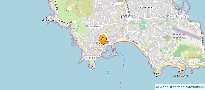 localisation de l'entreprise MONSIEUR HERVE LE CALVE à QUIBERON