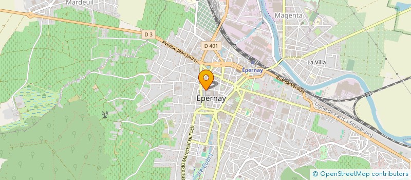 localisation de l'entreprise MONSIEUR HERVE LE CHATELIER à EPERNAY