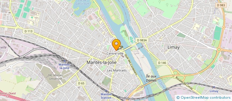 localisation de l'entreprise MONSIEUR HERVE LE COQ  MANTES-LA-JOLIE