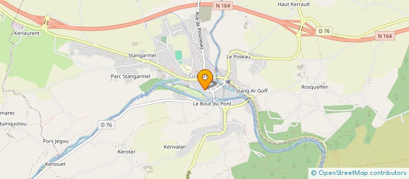 localisation de l'entreprise MONSIEUR HERVE LE DILY  GOUAREC