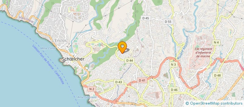 localisation de l'entreprise MONSIEUR HERVE LE FLECH  SCHOELCHER