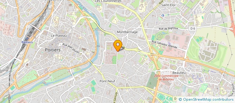 localisation de l'entreprise MONSIEUR HERVE LE GALL à POITIERS
