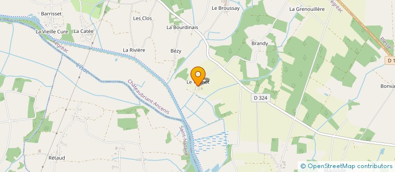 localisation de l'entreprise MONSIEUR HERVE LE GALLO  FEGREAC