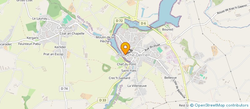 localisation de l'entreprise MONSIEUR HERVE LE GARDIEN  LA ROCHE-JAUDY