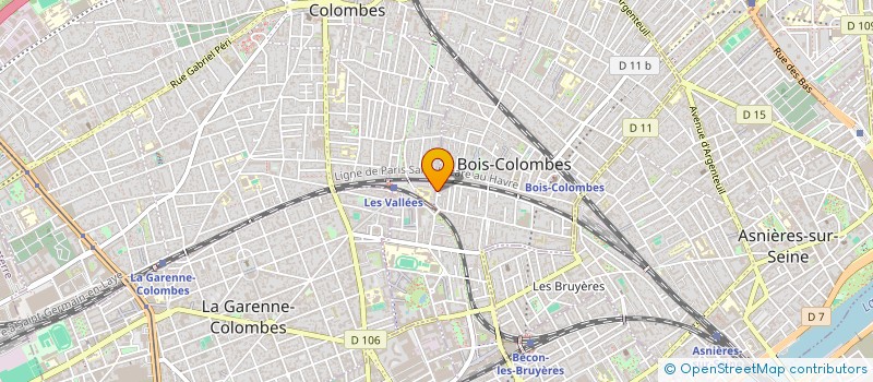 localisation de l'entreprise MONSIEUR HERVE LE GOAREGUER à BOIS-COLOMBES