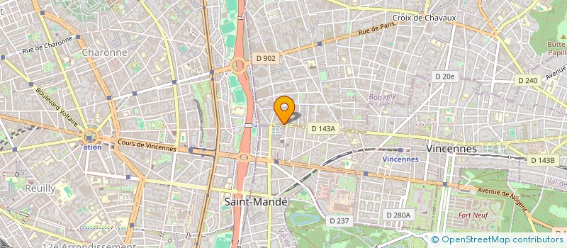 localisation de l'entreprise MONSIEUR HERVE LE GOFF  MONTREUIL