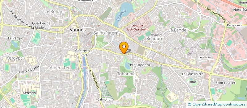 localisation de l'entreprise MONSIEUR HERVE LE GOUELLEC à VANNES