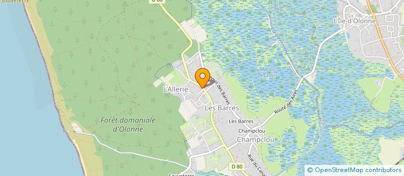 localisation de l'entreprise MONSIEUR HERVE LE LAY à LES SABLES D'OLONNE