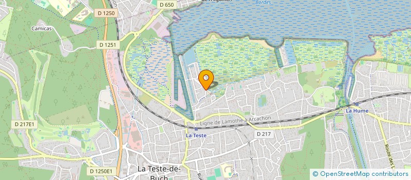 localisation de l'entreprise MONSIEUR HERVE LE LIEGARD à LA TESTE-DE-BUCH