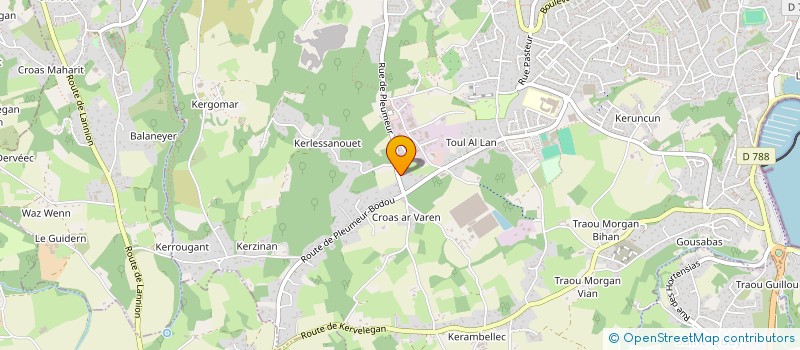 localisation de l'entreprise MONSIEUR HERVE LE MEUR à PERROS-GUIREC