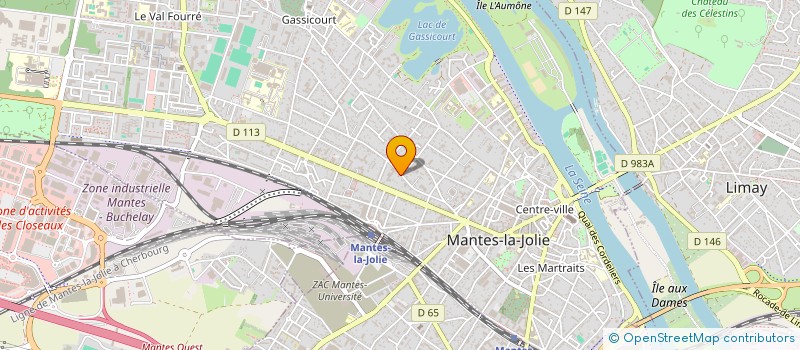 localisation de l'entreprise MONSIEUR HERVE LE MOIGNE  MANTES-LA-JOLIE