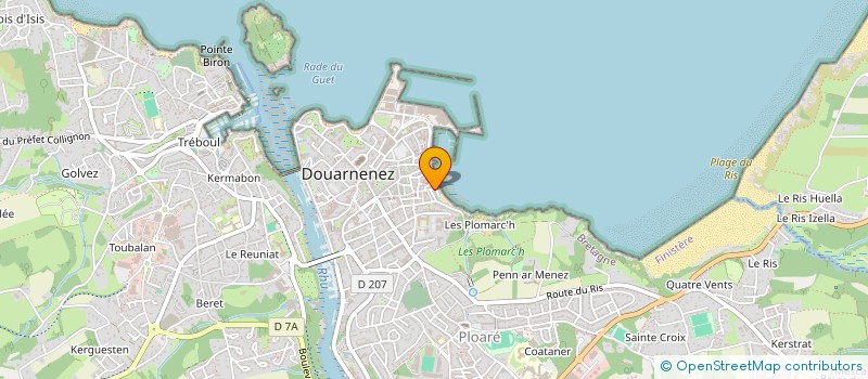 localisation de l'entreprise MONSIEUR HERVE LE PLOMB  DOUARNENEZ