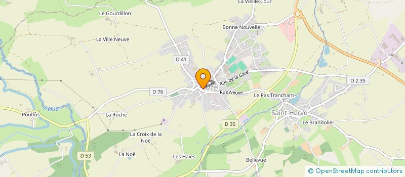 localisation de l'entreprise MONSIEUR HERVE LE POTTIER à UZEL