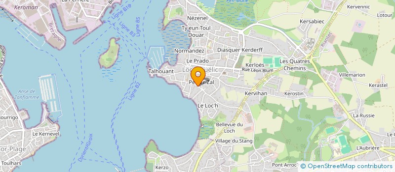 localisation de l'entreprise MONSIEUR HERVE LE PUIL  LOCMIQUELIC