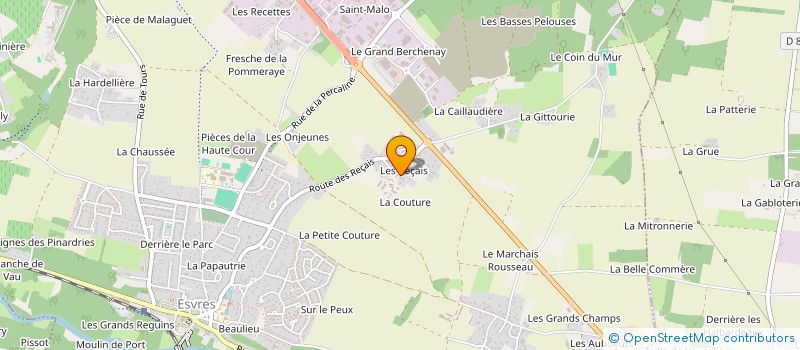 localisation de l'entreprise MONSIEUR HERVE LE ROUX  ESVRES