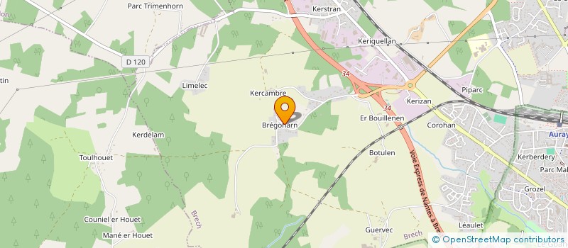 localisation de l'entreprise MONSIEUR HERVE LE TORC H  BRECH