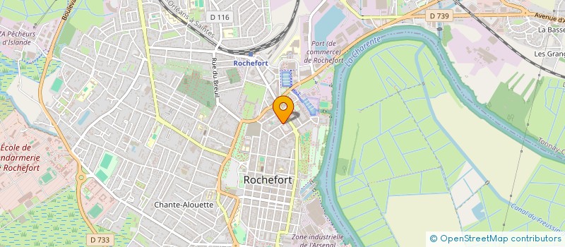 localisation de l'entreprise MONSIEUR HERVE LE VIGOUROUX  ROCHEFORT