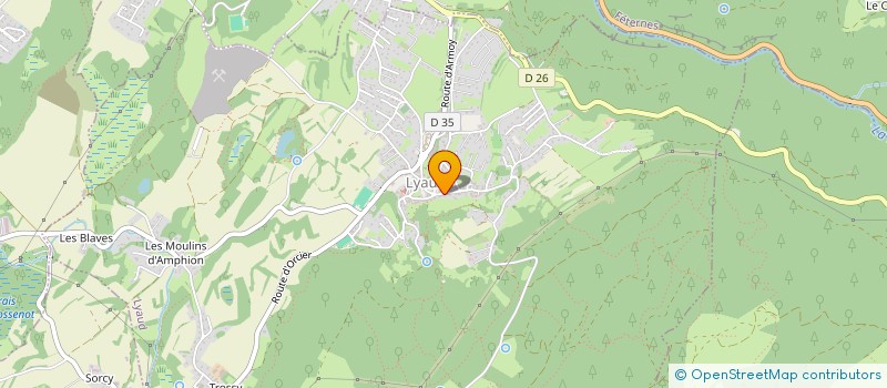 localisation de l'entreprise MONSIEUR HERVE LEBAS  LYAUD