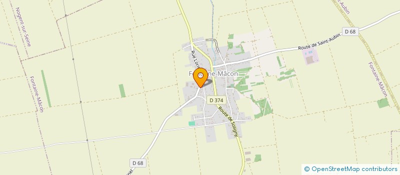 localisation de l'entreprise MONSIEUR HERVE LEBLANC  FONTAINE-MACON