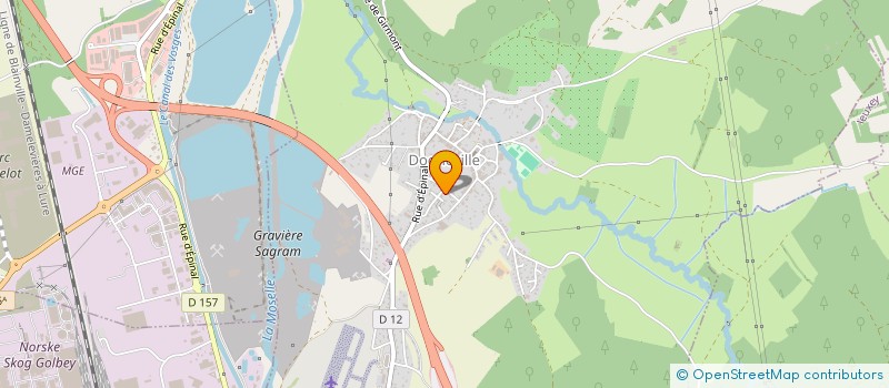 localisation de l'entreprise MONSIEUR HERVE LEBOULANGER  DOGNEVILLE