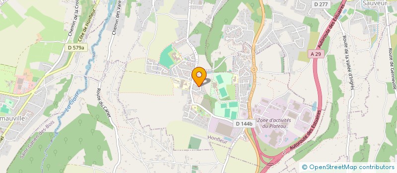 localisation de l'entreprise MONSIEUR HERVE LEBRET  HONFLEUR