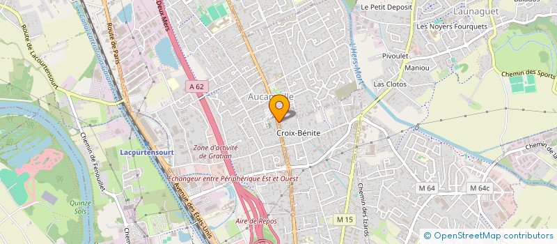 localisation de l'entreprise MONSIEUR HERVE LECLERCQ  TOULOUSE