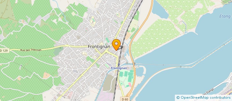 localisation de l'entreprise MONSIEUR HERVE LECLERCQ à FRONTIGNAN