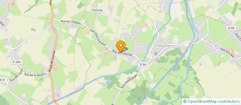 localisation de l'entreprise MONSIEUR HERVE LECOEUVRE  NIVELLE