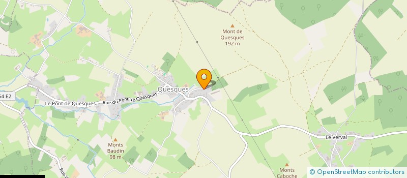 localisation de l'entreprise MONSIEUR HERVE LECOMTE  QUESQUES