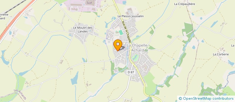 localisation de l'entreprise MONSIEUR HERVE LECOQ  LES ACHARDS